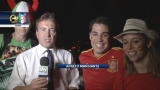01/07/2012 - Spagna campione Europa: reazioni dei tifosi al Circo Massimo
