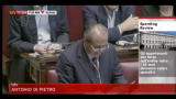 Dibattito alla Camera per sfiducia Fornero: parla Di Pietro