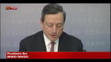 Crisi, Draghi: scarsa fiducia all'Euro