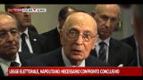 Legge elettorale,Napolitano: necessario confronto conclusivo