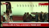 Rossella Urru è arrivata in Italia