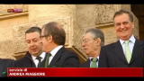 19/07/2012 - Bossi: capo Lega sono io, ci sono cani piccoli che abbaiano
