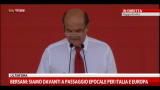 Bersani: PD pronto a governare l'Italia