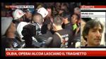 11/09/2012 - Alcoa: operai lasciano il traghetto
