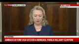 Libia, Clinton: attacco di piccolo gruppo e non del popolo