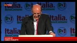 07/10/2012 - PD, Bersani: capolavoro di democrazia