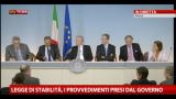 10/10/2012 - Legge di stabilità, i provvedimenti presi dal governo