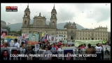 16/10/2012 - Effetto notte - Colombia, parenti vittime Farc in corteo