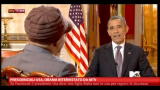 27/10/2012 - Presidenziali USA, Obama intervistato da MTV
