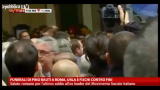 05/11/2012 - Funerali di Pino Rauti a Roma, urla e fischi contro Fini