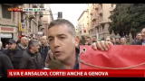 27/11/2012 - Ilva e Ansaldo, cortei anche a Genova