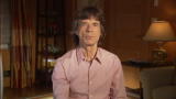 14/12/2012 - Mick Jagger saluta Sky Italia