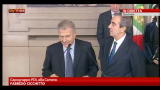 22/12/2012 - PDL, Cicchitto e Gasparri dopo l'incontro con Napolitano