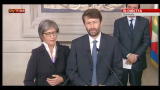 22/12/2012 - PD, Franceschini e Finocchiaro dopo incontro con Napolitano