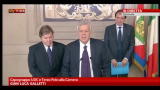 22/12/2012 - UDC, Galletti dopo l'incontro con Napolitano