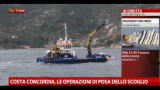 13/01/2013 - Costa Concordia, le operazioni di posa dello scoglio
