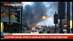 16/01/2013 - Elicottero precipita nel centro di Londra