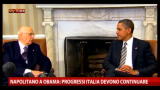 15/02/2013 - Napolitano a Obama: progressi Italia devono continuare