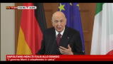 28/02/2013 - Napolitano: "Non c'è Italia allo sbando"