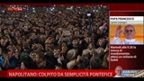 14/03/2013 - Napolitano: colpito dalla semplicità del Papa
