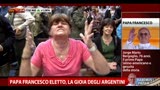 Papa Francesco eletto, la gioia degli argentini