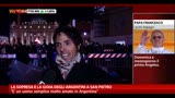 La sorpresa e la gioia dei fedeli a San Pietro