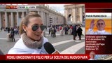 Fedeli emozionati e felici per la scelta del nuovo Papa
