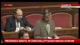 16/03/2013 - Senato, Calderoli contesta l'esito della votazione