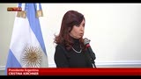 18/03/2013 - Kirchner: ho chiesto al Papa di mediare sulle Falkland