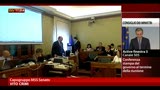 21/03/2013 - Consultazioni, Crimi riferisce il colloquio ai Senatori M5S