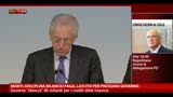 21/03/2013 - Monti:disciplina bilancio paga, lascito per prossimo governo