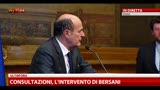 23/03/2013 - Bersani: serve legislatura per fermare l'emergenza