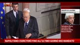 30/03/2013 - Napolitano: proposte programmatiche da due gruppi ristretti