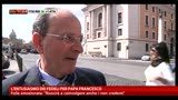 L'entusiasmo dei fedeli per Papa Francesco