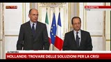 Letta, completamente soddisfatto dell'incontro con Hollande