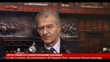 03/05/2013 - Cicchitto: Va fatta autocritica sia dal PDL che dal PD