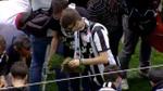 05/05/2013 - Festa Juve: Conte in mutande nella vasca ghiacciata!