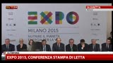Milano, Letta all'Expo