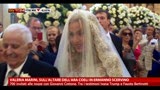06/05/2013 - Valeria Marini,sull'altare dell'Aracoeli in Ermanno Scervino