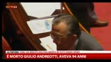 06/05/2013 - Andreotti, ex deputato Sanza: si è portato via molti segreti