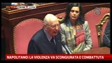 09/05/2013 - Napolitano: la violenza va scongiurata e combattuta