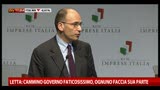 Letta:cammino Governo faticosissimo, ognuno faccia sua parte