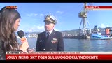 11/05/2013 - Jolly Nero, SkyTG24 sul luogo dell'incidente
