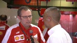 11/05/2013 - Gp Spagna, Domenicali: "La pole? Domani è un altro giorno"