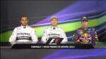 11/05/2013 - Gp di Spagna, la conferenza stampa dopo la pole