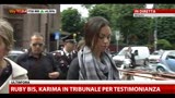 24/05/2013 - Ruby Bis, Karima in tribunale per testimonianza