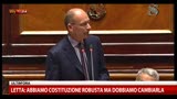 29/05/2013 - Letta: servono istituzioni che decidano più rapidamente