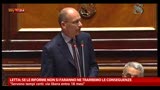 29/05/2013 - Letta: se le riforme non si faranno ne trarremo conseguenze