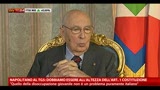 30/05/2013 - Napolitano: essere all'altezza dell'art. 1 Costituzione