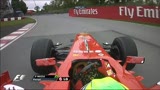 07/06/2013 - GP Canada, Massa sfiora il muretto nelle L2